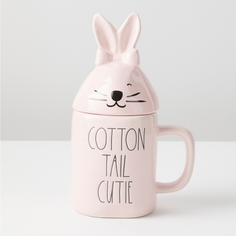 Rae Dunn • Cotton Tail Cutie Pink Bunny Mug